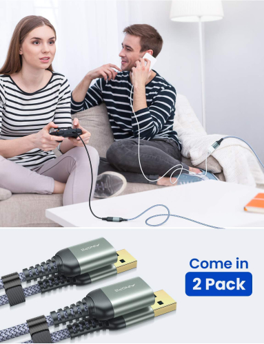 AINOPE USB Extension Cable, (2 Pack)