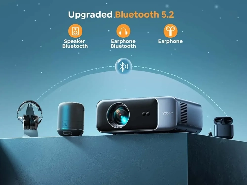  YABER Pro V9 4K Projector with WiFi 6