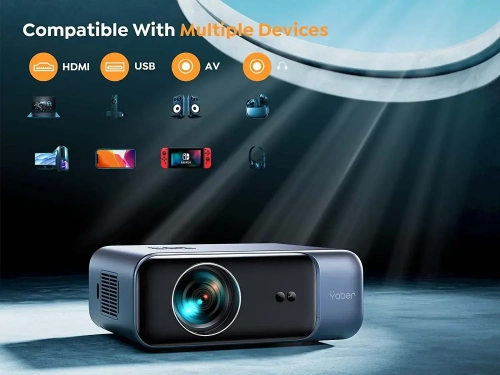  YABER Pro V9 4K Projector with WiFi 6