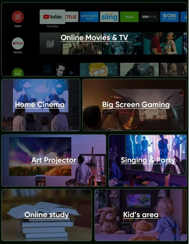 TMY Native 1080P  with 5G WiFi and Bluetooth 5.1 4K
