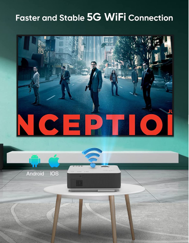 TMY Native 1080P  with 5G WiFi and Bluetooth 5.1 4K