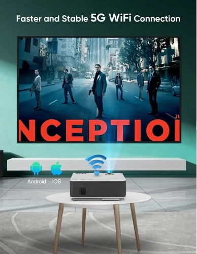 TMY Native 1080P  with 5G WiFi and Bluetooth 5.1 4K