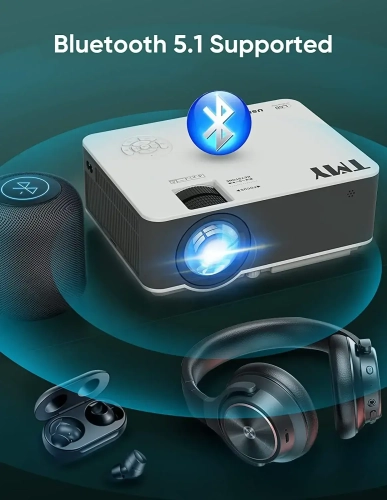 TMY Native 1080P  with 5G WiFi and Bluetooth 5.1 4K