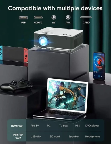 TMY Native 1080P  with 5G WiFi and Bluetooth 5.1 4K