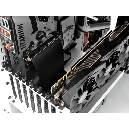 Thermaltake PCI-E x16 3.0 Black Extender Riser Cable 200mm 