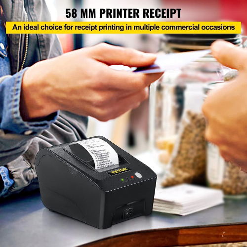 VEVOR Printer Receipt, 58mm Thermal Printer