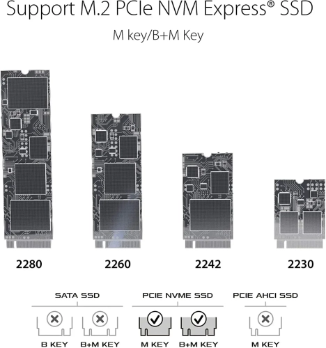 ASUS ROG STRIX Arion Aluminum Alloy M.2 