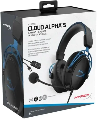 HyperX Cloud Alpha S ,7.1 Surround Sound