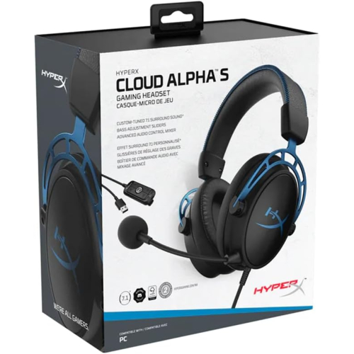 HyperX Cloud Alpha S ,7.1 Surround Sound