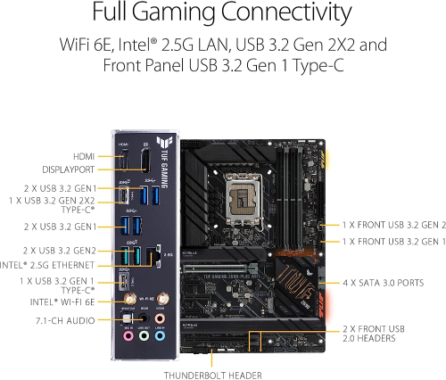  ASUS TUF Gaming Z690-Plus DDR5