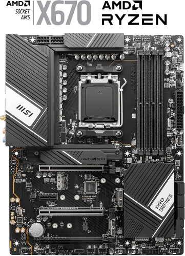 MSI PRO X670-P WiFi ProSeries Motherboard 