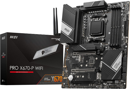 MSI PRO X670-P WiFi ProSeries Motherboard 