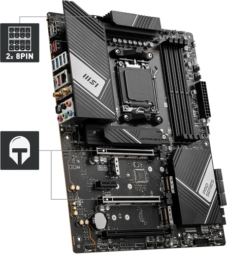 MSI PRO X670-P WiFi ProSeries Motherboard 