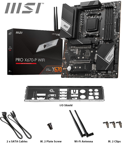 MSI PRO X670-P WiFi ProSeries Motherboard 