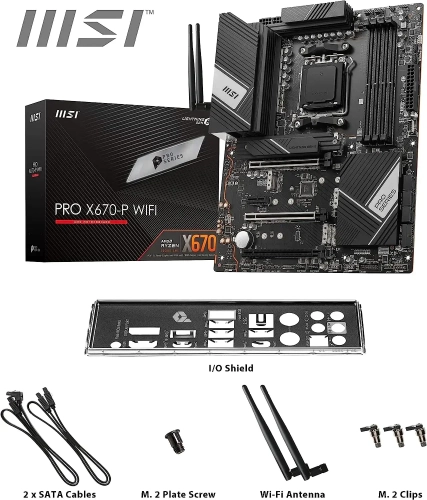 MSI PRO X670-P WiFi ProSeries Motherboard 