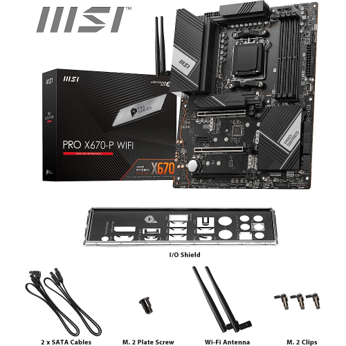 MSI PRO X670-P WiFi ProSeries Motherboard 