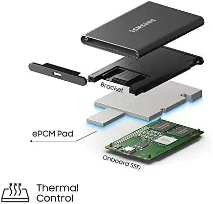 SAMSUNG T7 Portable SSD 500GB