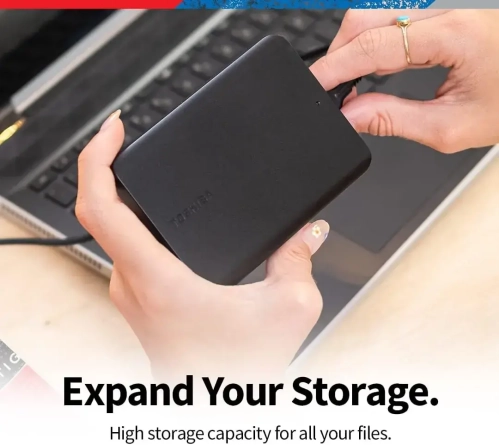 Toshiba Canvio Basics 1TB Portable External Hard Drive