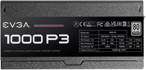 EVGA Supernova 1000 P3 80 Plus Platinum 1000W