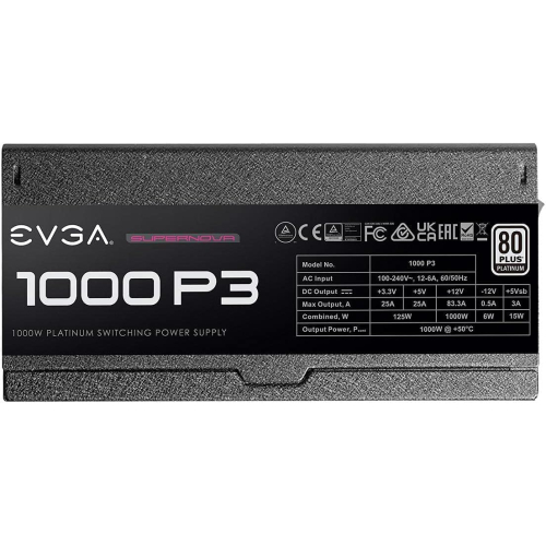 EVGA Supernova 1000 P3 80 Plus Platinum 1000W