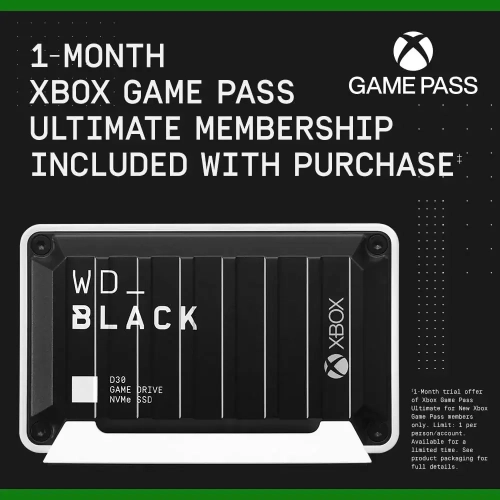 WD_BLACK 1TB D30 Game Drive SSD
