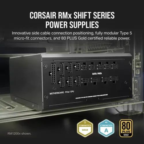 CORSAIR RM750x Shift Fully Modular ATX Power Supply 80 Plus Gold