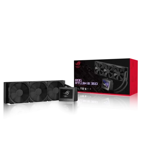 ASUS ROG Ryujin III 360 All-in-one Liquid CPU Cooler - 3X Noctua industrialPPC 120mm Fans