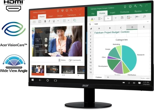 Acer 22 Inch Monitor - 75Hz, FHD, Ips - SB220Q