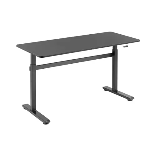 Vertex VX-MSSD-02B Affordable Manual Sit-Stand Desk Black