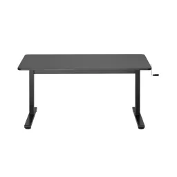 Vertex VX-MSSD-02B Affordable Manual Sit-Stand Desk Black