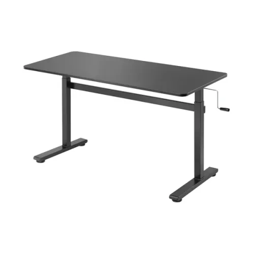 Vertex VX-MSSD-02B Affordable Manual Sit-Stand Desk Black