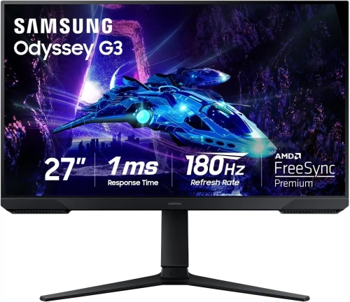  Samsung Odyssey G3 27" FHD 1920x1080 VA 1ms 180Hz