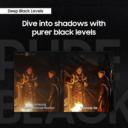 Samsung Odyssey G6 27" QHD 2560x1440 OLED 0.03ms 240Hz