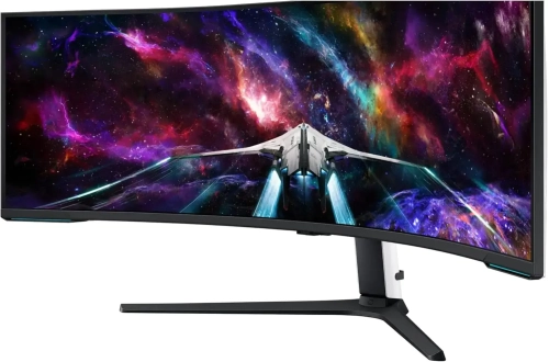 Samsung Odyssey Neo G9 Curved 57" Gaming Monitor - Dual QHD 7680x2160 VA 1ms 240Hz - LS57CG952NIXCI 