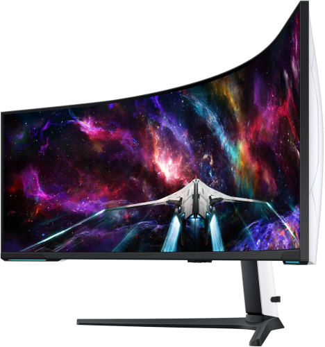 Samsung Odyssey Neo G9 Curved 57" Gaming Monitor - Dual QHD 7680x2160 VA 1ms 240Hz - LS57CG952NIXCI 