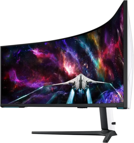 Samsung Odyssey Neo G9 Curved 57" Gaming Monitor - Dual QHD 7680x2160 VA 1ms 240Hz - LS57CG952NIXCI 