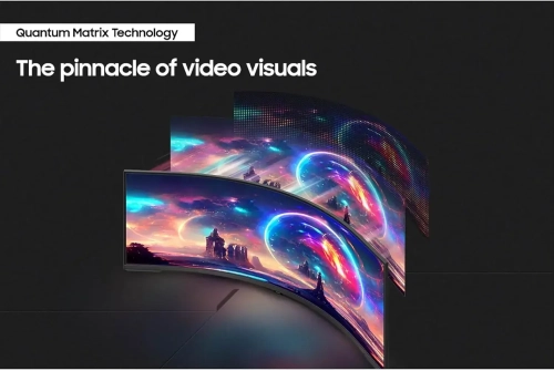 Samsung Odyssey Neo G9 Curved 57" Gaming Monitor - Dual QHD 7680x2160 VA 1ms 240Hz - LS57CG952NIXCI 