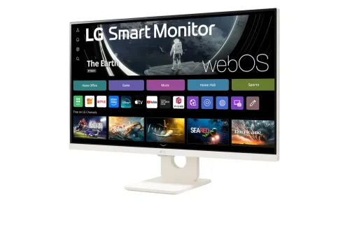 LG Smart Monitor 27″ 1920 x 1080 IPS 250 cd/m² 5ms webOS and Built-in Speakers - 27SR50F-W 