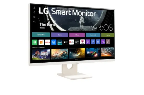 LG Smart Monitor 27″ 1920 x 1080 IPS 250 cd/m² 5ms webOS and Built-in Speakers - 27SR50F-W 