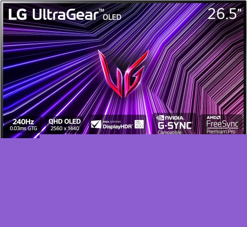 LG UltraGear 27'' OLED QHD Display with 240Hz 2560x1440
