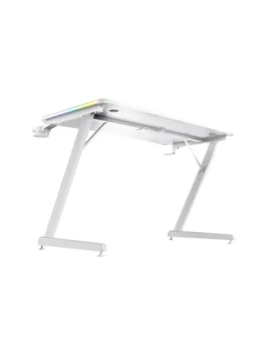 Trust GXT 709W Luminus RGB Gaming Desk White - 25328