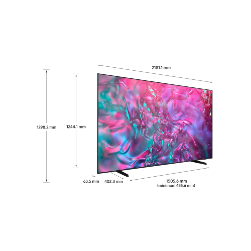 Samsung 98 Inch Crystal UHD DU9000 4K Tizen OS Smart TV - UE98DU9000UXRU