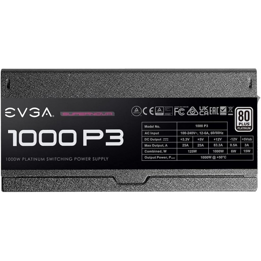 EVGA Supernova 1000 P3 80 Plus Platinum 1000W 