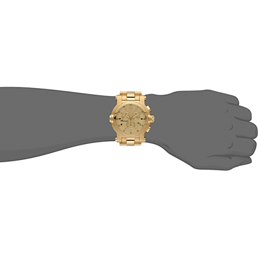 Oceanaut XL Analog Display Quartz Gold Watch