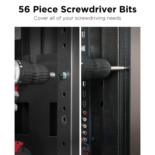 AVID POWER Drill Bit Set 100 Pieces High Speed Steel Titanium Drill