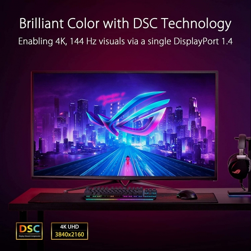 ASUS ROG Swift PG43UQ 43” 4K HDR DSC Gaming Monitor