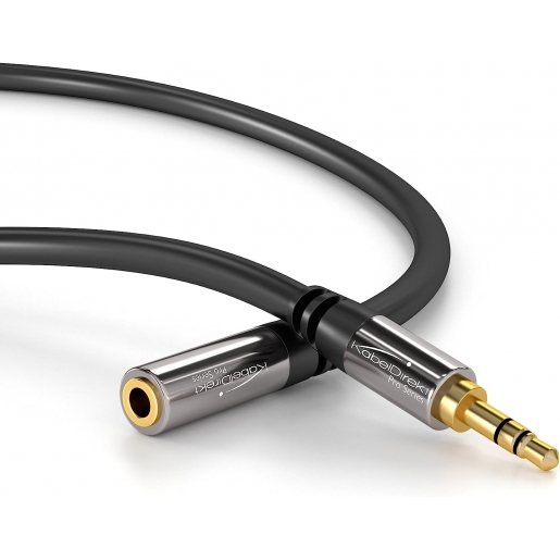 KabelDirekt  Headphone Extension Cable, 3.5mm