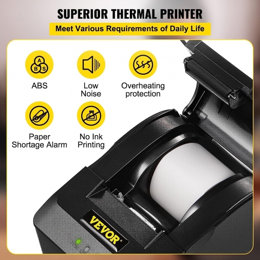 VEVOR Printer Receipt, 58mm Thermal Printer