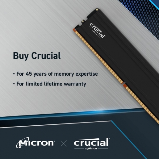 Crucial Pro RAM 32GB Kit (2x16GB) DDR5 5600MT/s