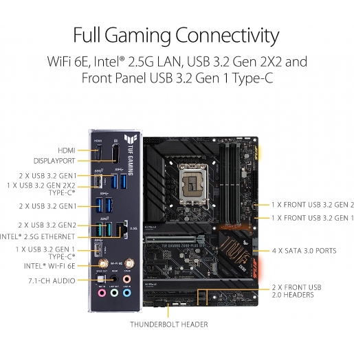  ASUS TUF Gaming Z690-Plus DDR5